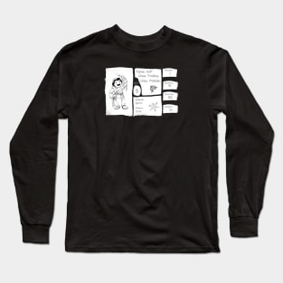 Hup Character Sheet Long Sleeve T-Shirt